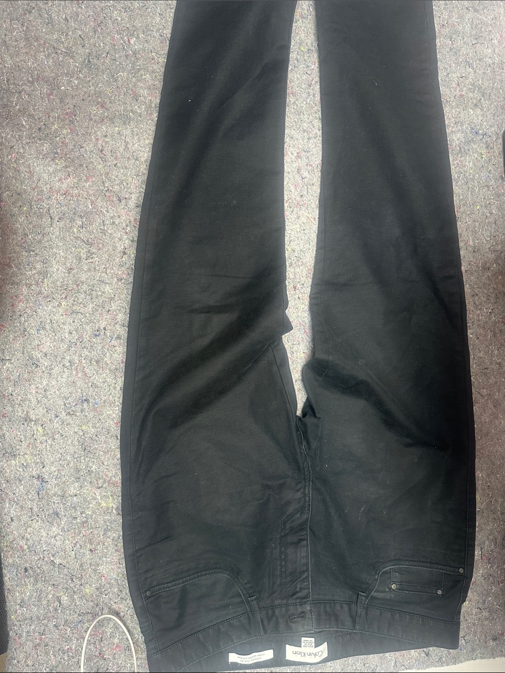 Calvin Klein Men’s Black Slim Straight Jeans